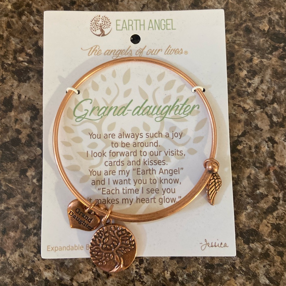 Earth Angel Granddaughter Bracelet